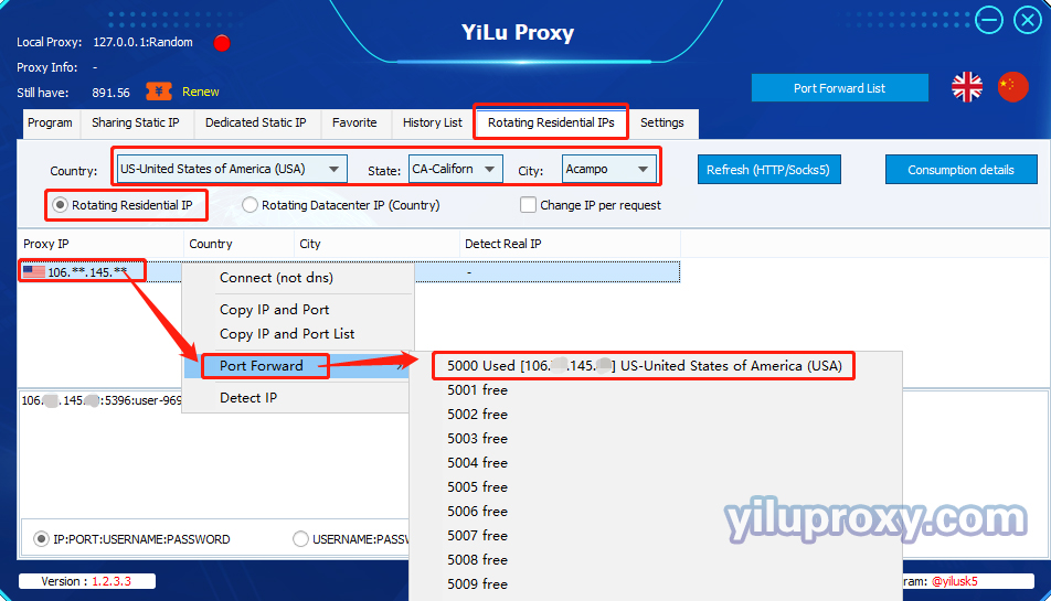 IP is not the selected city when using rotating residential IP?