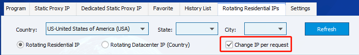 IP switching is fast, how to keep it longer?
