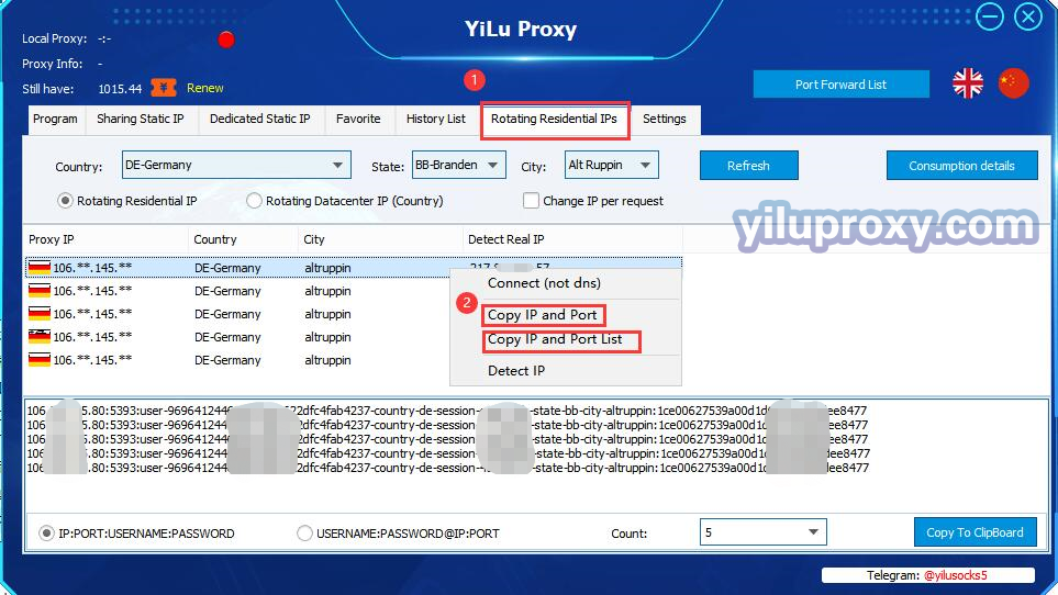 How to use rotating proxy in different scenarios?